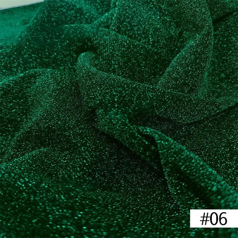 50x150cm Bright Shimmer Glitter Fabric Wedding Party Curtain Handmade Material DIY Sewing Craft Clothing Supplies