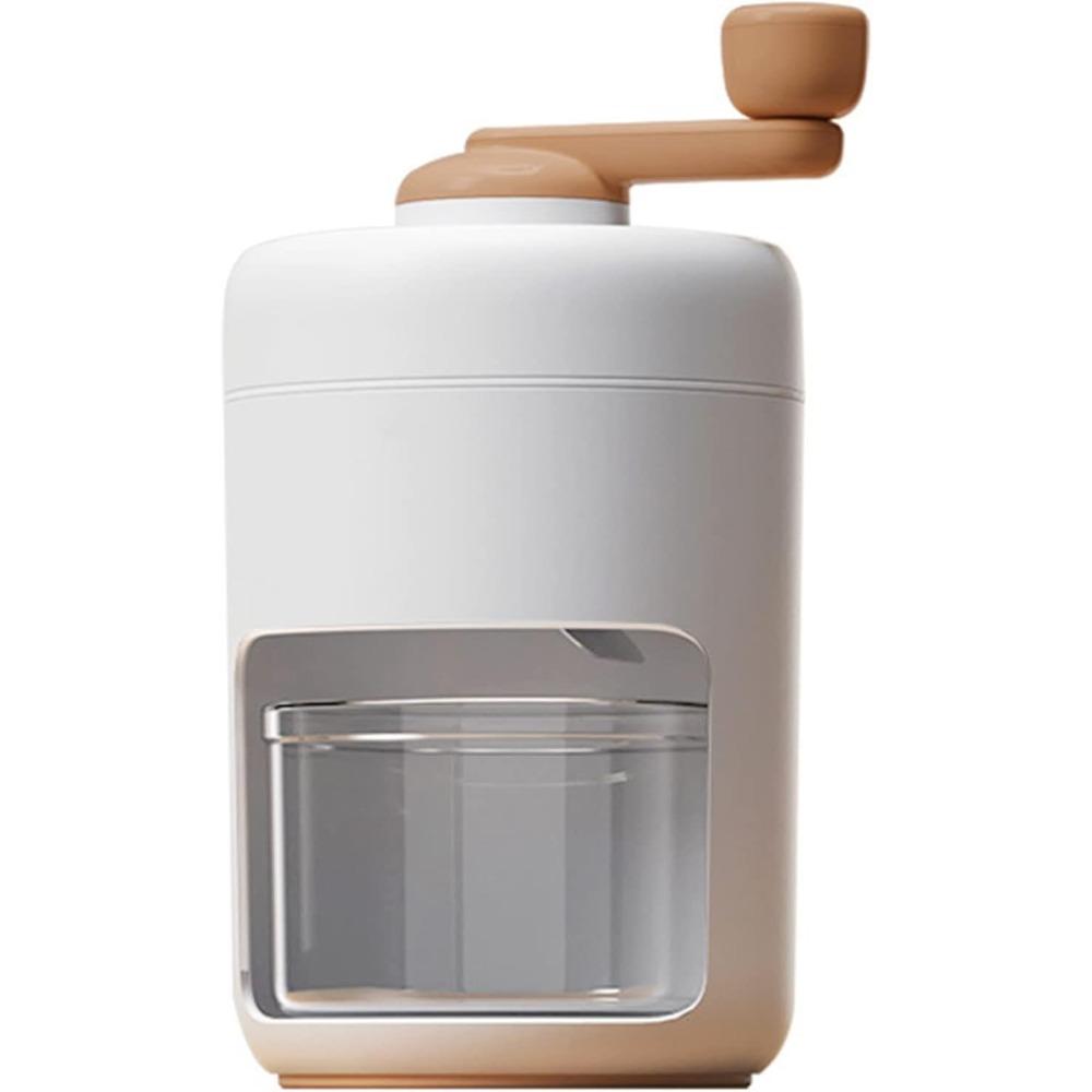 Shaved Ice Machine Snow Cone Machine Manual Portable Ice Crusher and Shaved Ice Machine BPA Free for Home Kitchen and Picnic