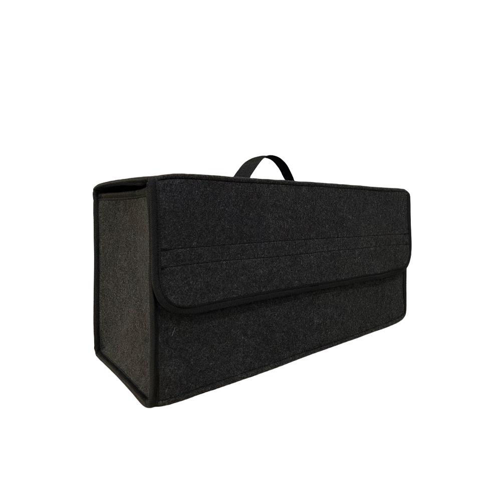 

Felt car trunk folding storage box enlarged and thickened dark gray