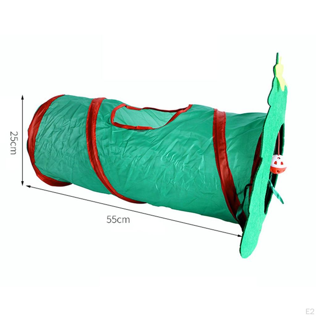 Interactive Cat Toy Tunnel Collapsible House Portable Outside Habitat Enclosures Rest
