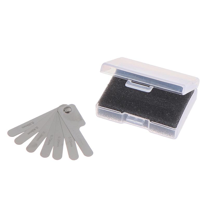 0.1-0.5mm 7 Adet Dental Ortodontik Diş Arası Mine Aşındırma Ölçer Cetvel