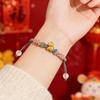 New Year Of Horse Bracelet Animal Amulet Bracelets Adjustable Red Rope Handmade Braided Bracelet Gifts For Women & Men & Friends