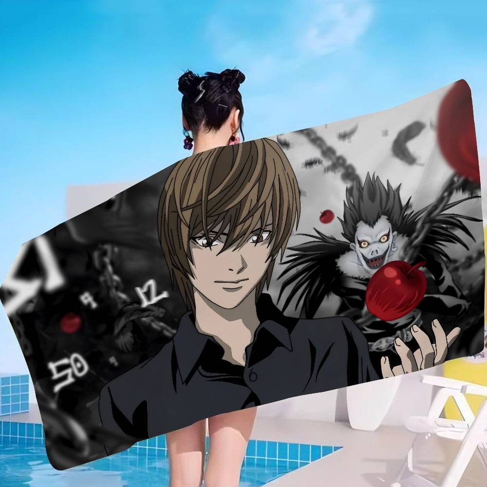 Anime Death Note Microfiber Beach Towel Absorbent Quick dry Soft Yoga Swimming Resort Mountain Climbing Towel