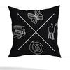 L-Life Is Strange Game Pillow Case Square Double-Sided Printing Short Plush Sofa Cushion Cover Bedroom Bedside Pillow