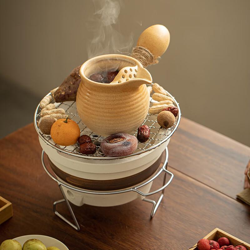 Coarse Pottery Fireside Tea Pot