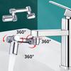 1080° Universal Rotation Faucet Sprayer Head,Washbasin Faucet Extender Aerator Bubbler Nozzle,Anti-Splash Kitchen Tap For Sink
