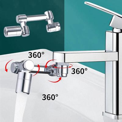 1080° Universal Rotation Faucet Sprayer Head,Washbasin Faucet Extender Aerator Bubbler Nozzle,Anti-Splash Kitchen Tap For Sink