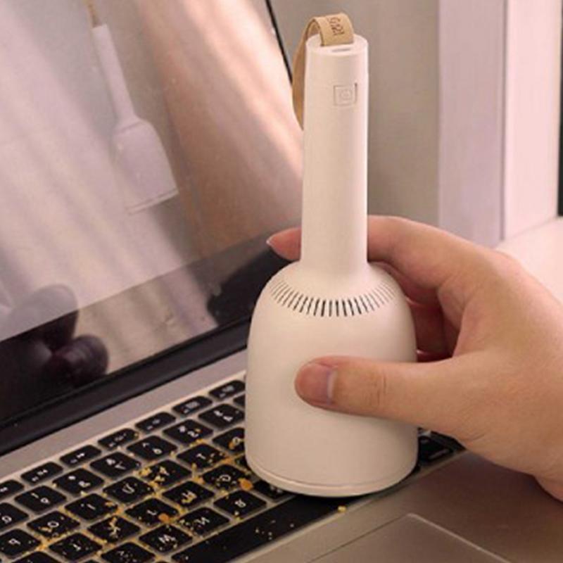 Handheld Vacuum Cleaner Small Handheld Desktop Dust Catcher Strong Suction Desktop Cleaning Tool For Removing Pet Hair Paper
