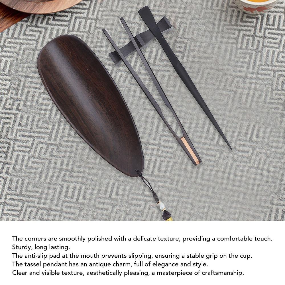 4pcs set Blackwood Material Chinese Tea Tool Set Tea Ceremony Accessories Set  For Gongfu Tea