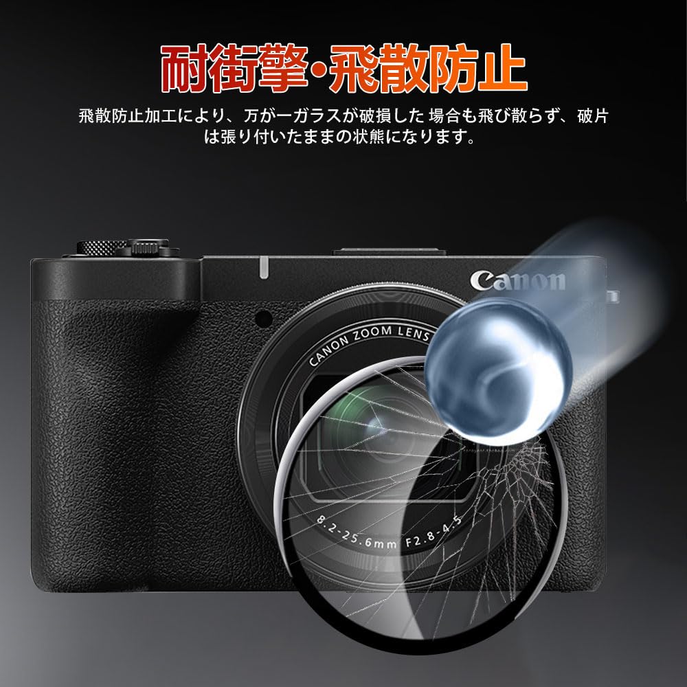 Canon PowerShot V1 Camera Lens Protective Film Asahi Glass 9H UV Filter Lens Protector Filter for Lens Highly and Optical Glass Film for Canon