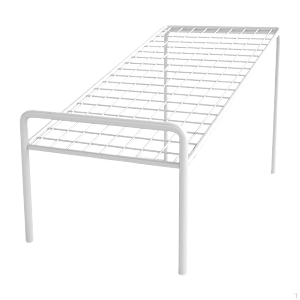 Metal Shoe Organizer for Closet, Dorm, Small Space, Entryway