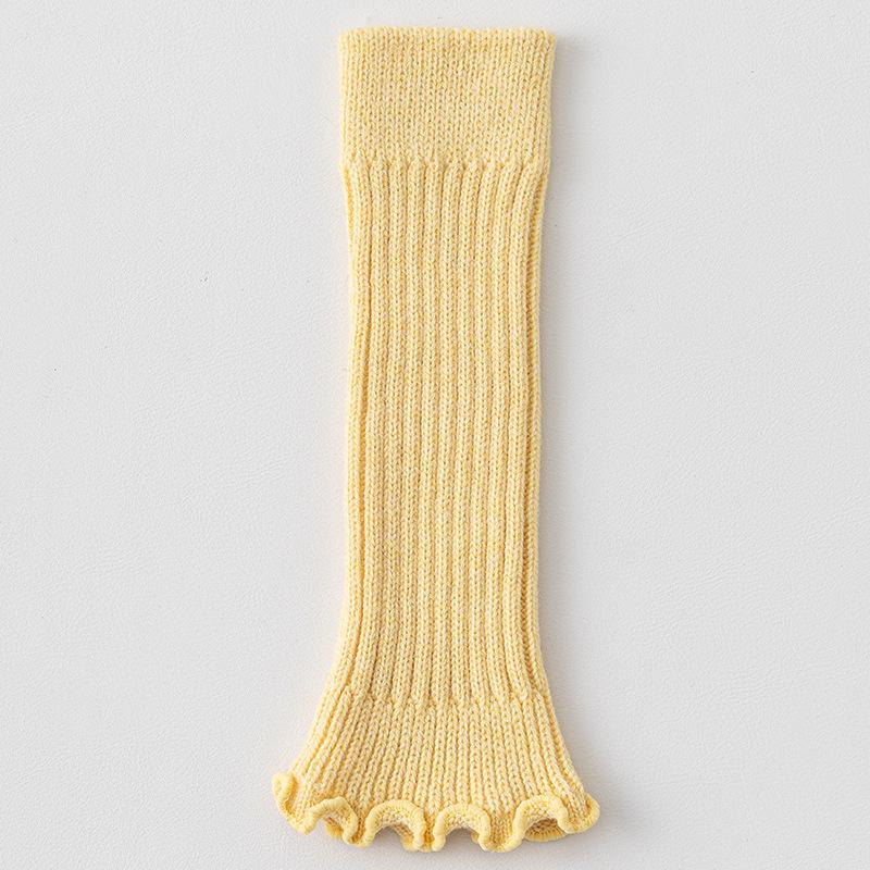 

Утепленные гетры для малышей и младенцев девочек для весны, осени и зимы One Size 0-8 Years жёлтый