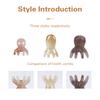 Resin Octopus Comb Head Massager Wide Tooth Meridian Scraping Scalp Brush Acupuncture SPA Gua Sha Health Deep Massage Tool