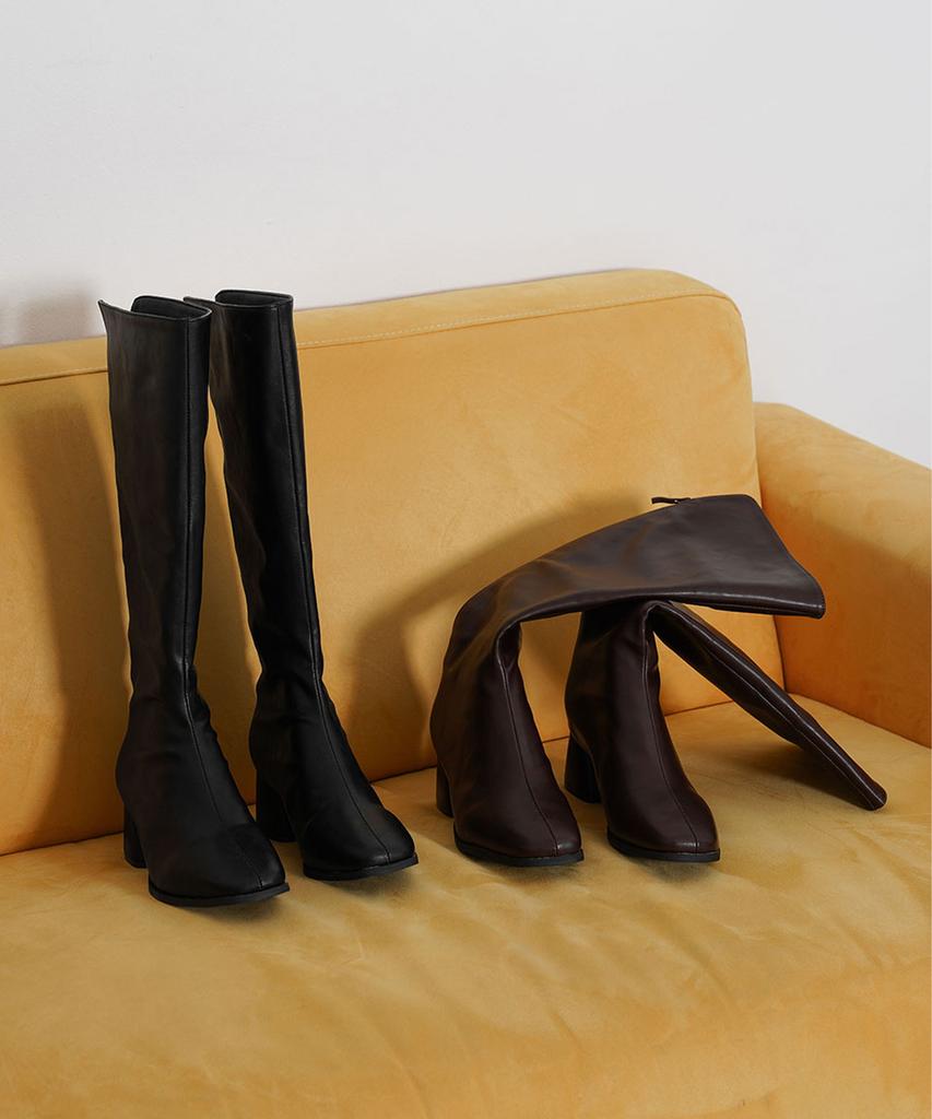 Chaakan Hardin Cutout Long Boots Bllts4F1147