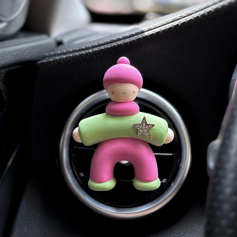 2024 New Arrival Creative Car Aromatherapy Perfume Car Vent Decoration Fragrant Stone Car Interior Decoration Ornament Gift