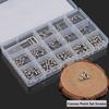 304 316 Stainless Steel Internal Hex Socket Drive Cone Dog Flat Cup Point Set Screw Assortment Kit Allen Head Grub Bolt