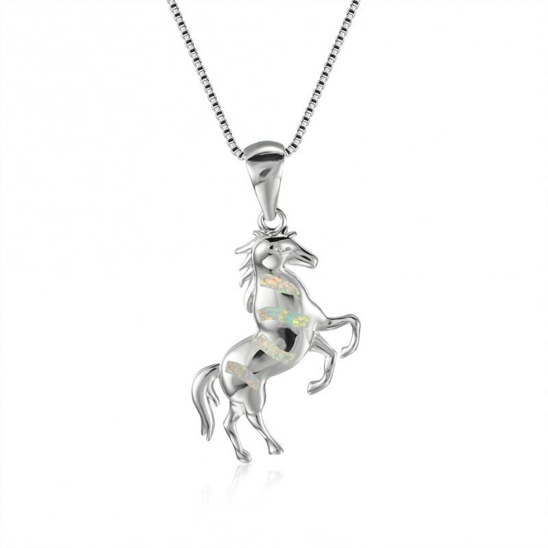 Hot Sale Opal Pony Necklace Femininity Versatile Ins Style, Neck Chain Collarbone Chain