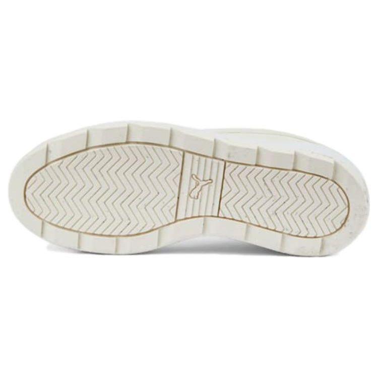 Puma Karmen Slip Resistant Durable Low Top Skate Shoes Women Sneakers Off-White 386657-02