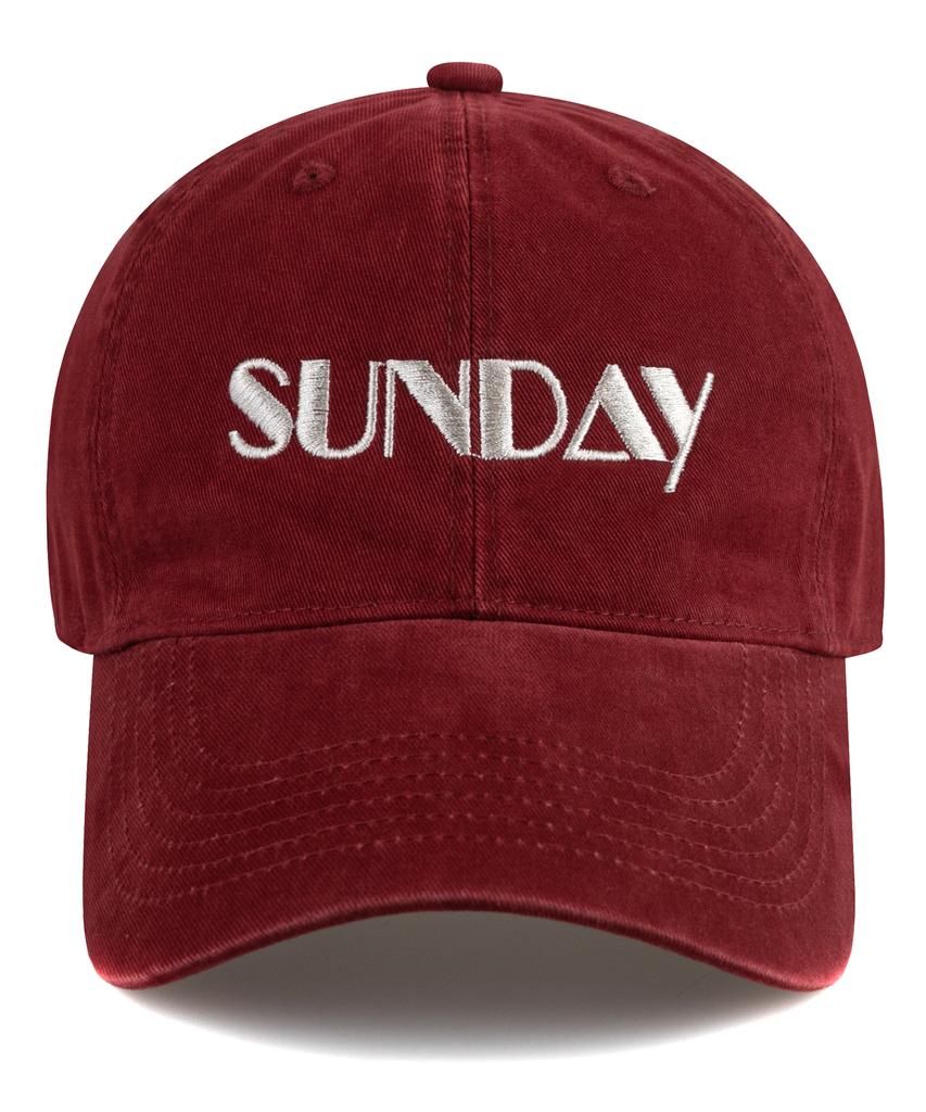 Wig Sunday Cation Ball Cap - Red Wine