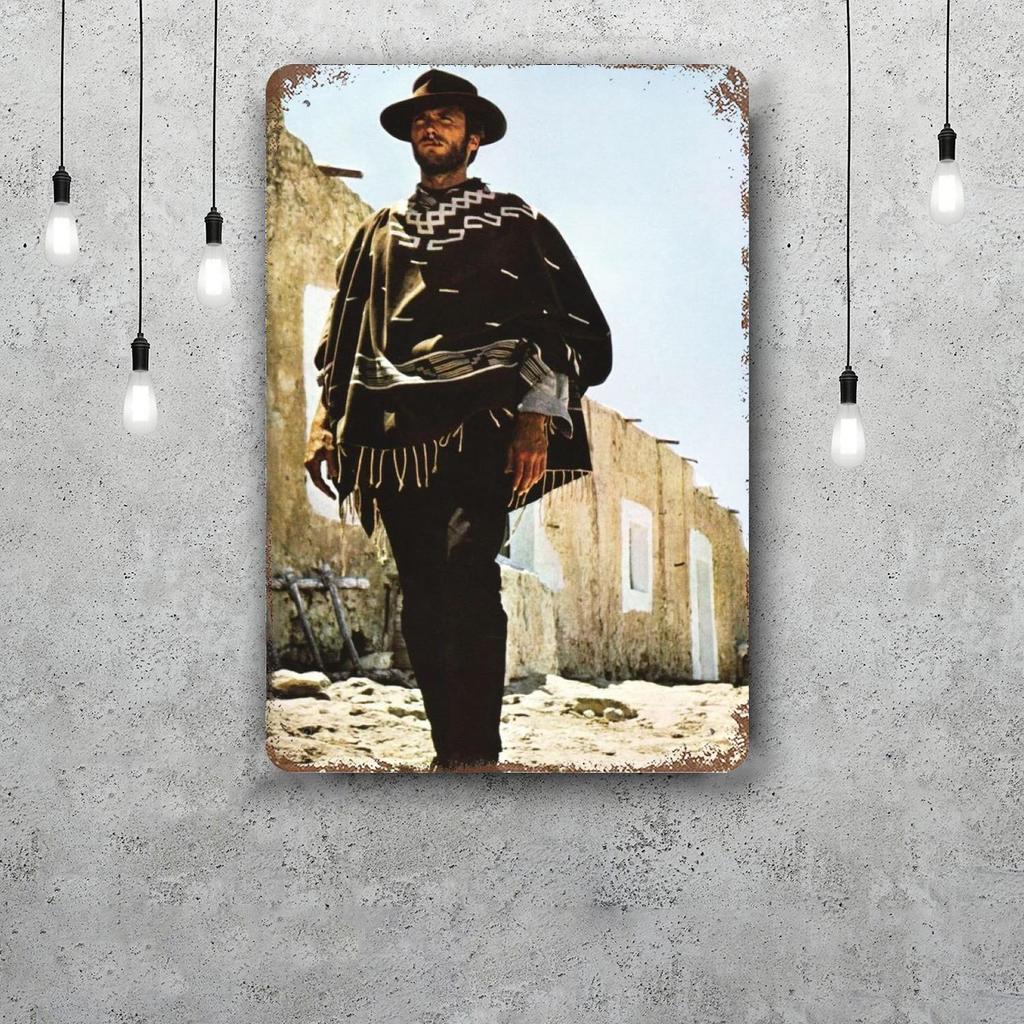 Clint Eastwood Metal Signs wall decor Vintage Tin Signs Captain Metal Poster Decor for Bar Pub Club Wall Decoration
