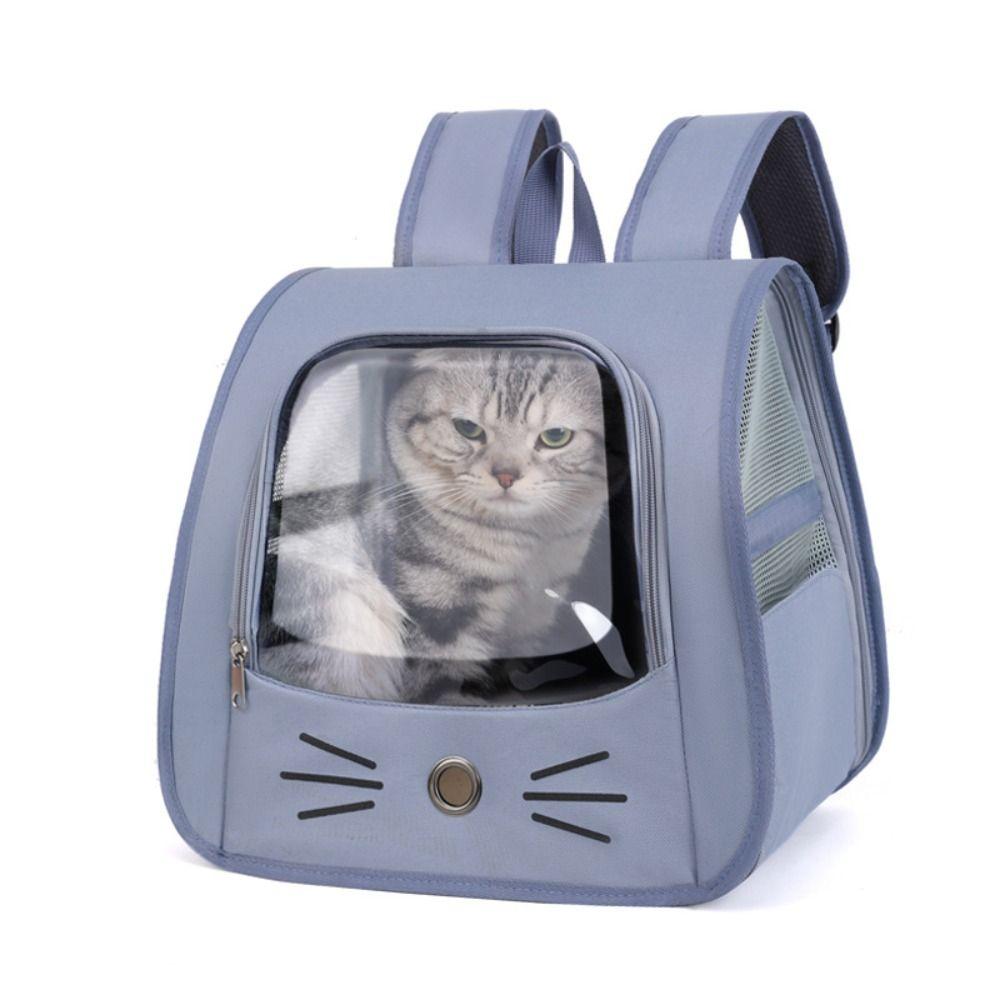 Oxford Pet Double Shoulder Bag Breathable Pet Carrying Bag Sturdy Pet Carrier  Outdoor