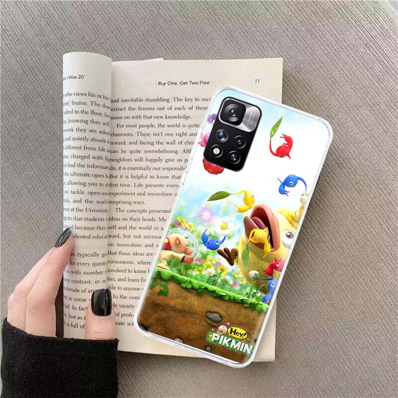 Game Pikmin 4 Phone Case For Redmi Note 13 12 Pro Plus 14 15 Pro 5G 11 11T 11E 11S 10 Pro 10S 9 9S Cover Cell Clear TPU Capa Cas