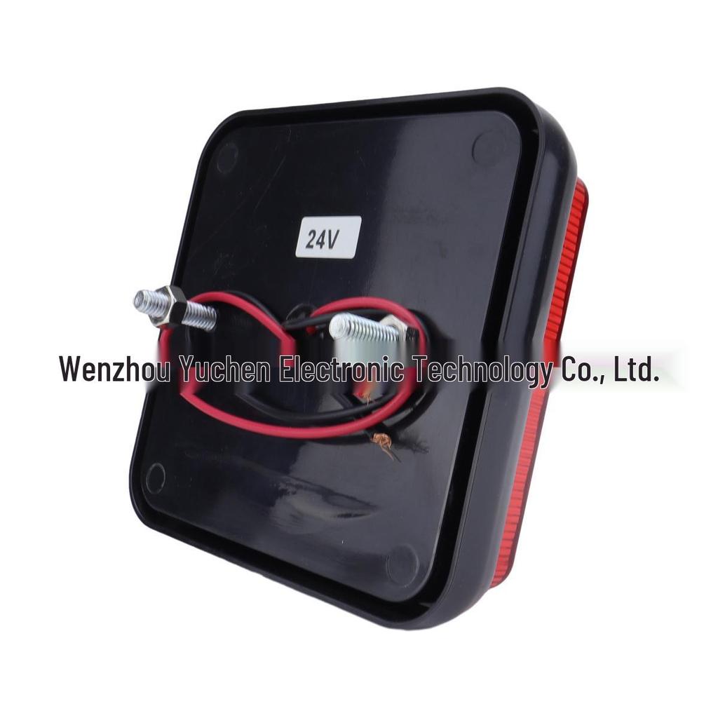 Waterproof 12V-24V LED Tail Light for Trucks - High Brightness, Warning, Marker, Signal, Steady or Flashing Mode