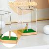 Golf Ball Stand Box Protection Cover Dustproof Multifunctional Holder with Tee Storage for