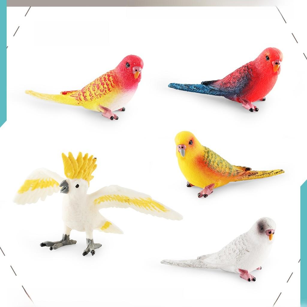 Parrot Figurine Pvc Educational Toy For Children Classroom And Home Use