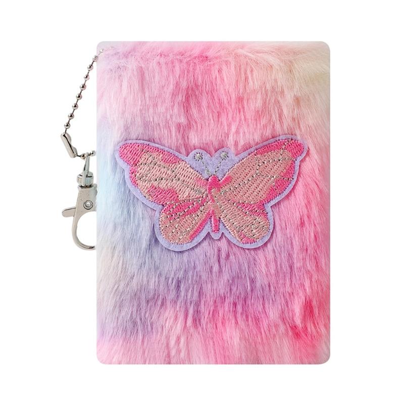 Mini Plush Writing Pad Ergonomic Pocket Notebook Recycled Paper Notepad For Office School Essential