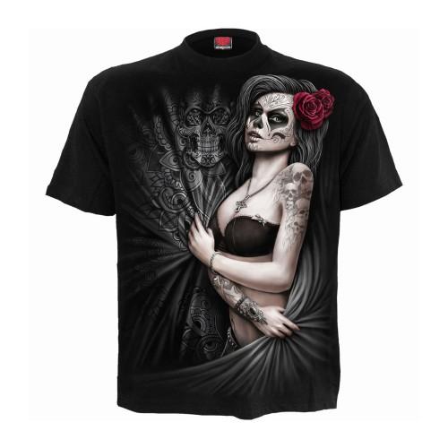 Spiral Direct Unisex Adult Dead Love Back Print T-Shirt
