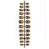 Gold Cat Eye Detachable Electroplated Short Square Nails - Premium Finish