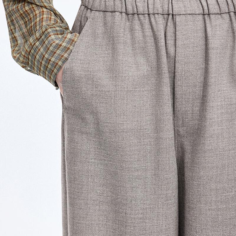 JNBY Wool Blend Straight-Leg Casual Pants