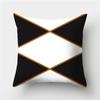 Black and White Geometric Stripe Pattern Pillowcase Home Living Room Sofa Decorative Cushion Cover Pillowcase