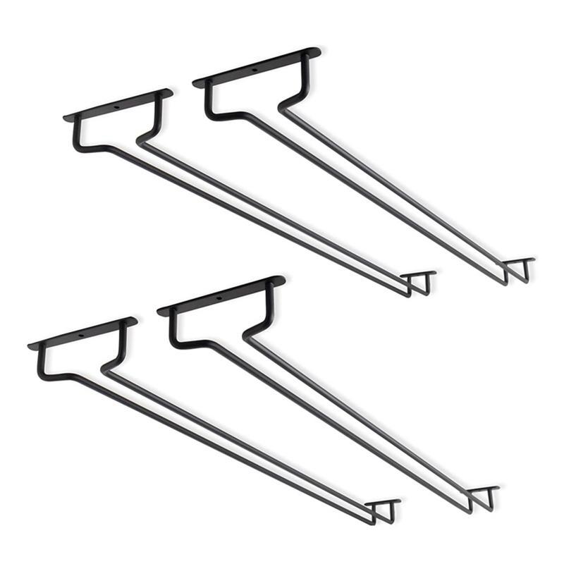 Wein-Glasregal Unter dem Schrank Wein-Glas-Halter Gläser-Aufbewahrung Aufhänger Eisenkunst für Bar Küche