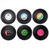 BHBL 6 Stück / Set Retro Vinyl Schallplatte Getränkeuntersetzer