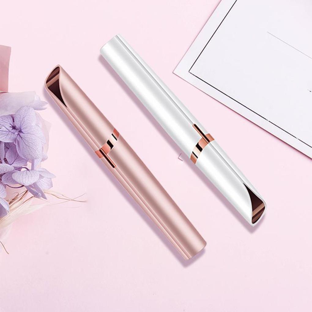 Electric Eyebrow Trimmer Facial Hair Removal Epilator Household Washable Battery Operated Brows Remover