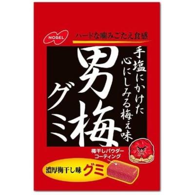 NOBEL Otoko Ume Gummi 38gRich flavorHard Chewy Texture, the More You Chew, the More the Rich Taste Rich flavorHard Chewy Texture, the More You Chew, T