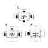 Practical Waterproof Designs Junction Box 5 8mm Cable Organizers for Undergrounds Electrical Wiring Equipment Rating