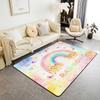 King and Queen Crown Area Rug Romantic Gold White Loving Heart Rugs for Living Room 39"x59",Couple Lover Gray and Black Washable Rug,Wedding
