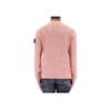 Stone Island Solid Logo Knit Long Sleeve Sweater Men sweater Pink 7715543C1-V0083