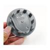 4pcs Porsche Wheel Centre Caps - 76mm - Grey