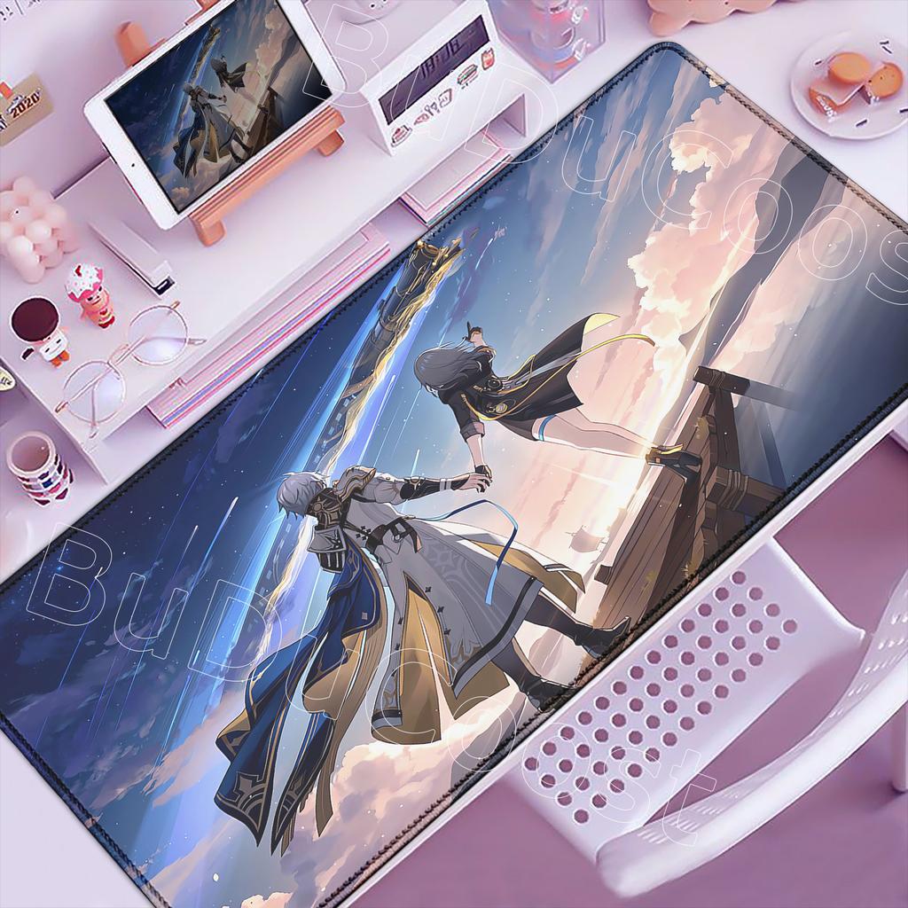 Tappetino per Mouse Grande 1200x600mm Gioco Honkai Star Rail Phainon Tappetino da Scrivania Tappeto per PC Stampa HD Tappetino per Mouse Laptop Tappetino per Tastiera Accessori