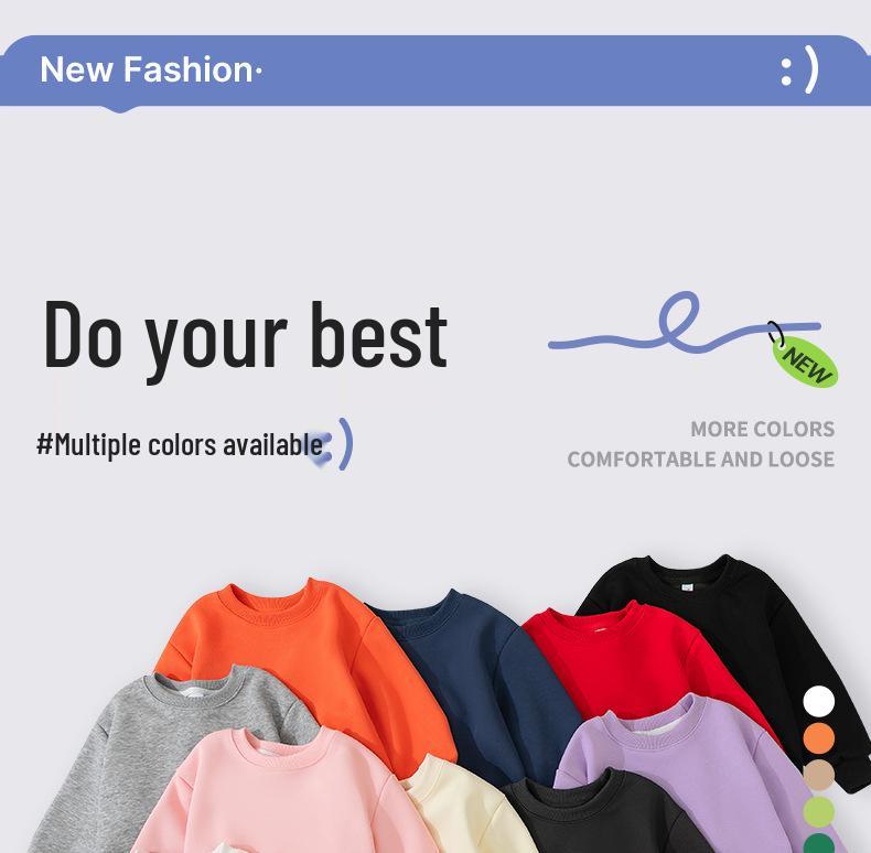 Boys' Autumn Print Pullover Sweatshirt - Stylish Loose Long Sleeve Top