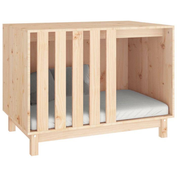 VidaXL Dog Niche 90x60x67 Cm Solid Pine Wood 822486