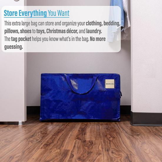 Moving Bag Heavy Duty Dustproof Extra Large Folding Duffle Bag Travel Clothes Storage Bag for Home