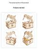 Wooden Woodpecker Toothpick Holder 3D Puzzle DIY Creative Building Blocks Toy
