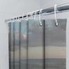 Beach Shower Curtain Waterproof Bath Mat Decor with Cloudy Sky Seaside Print for Home Decoration In Various Sizes