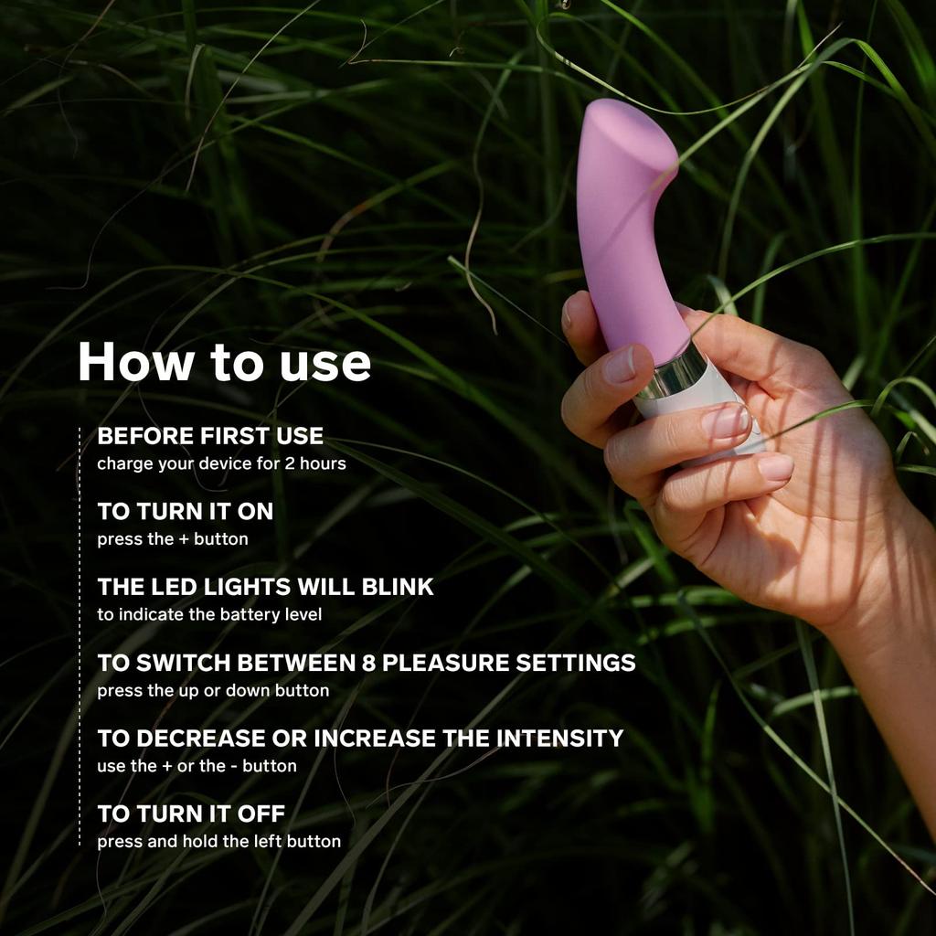LELO GIGI 2 Personal Massager Adult Toys Vibrator for Powerful and Popular Vibrator for Quiet Vibrator for Sensationally Curved Adult Toy Massager for