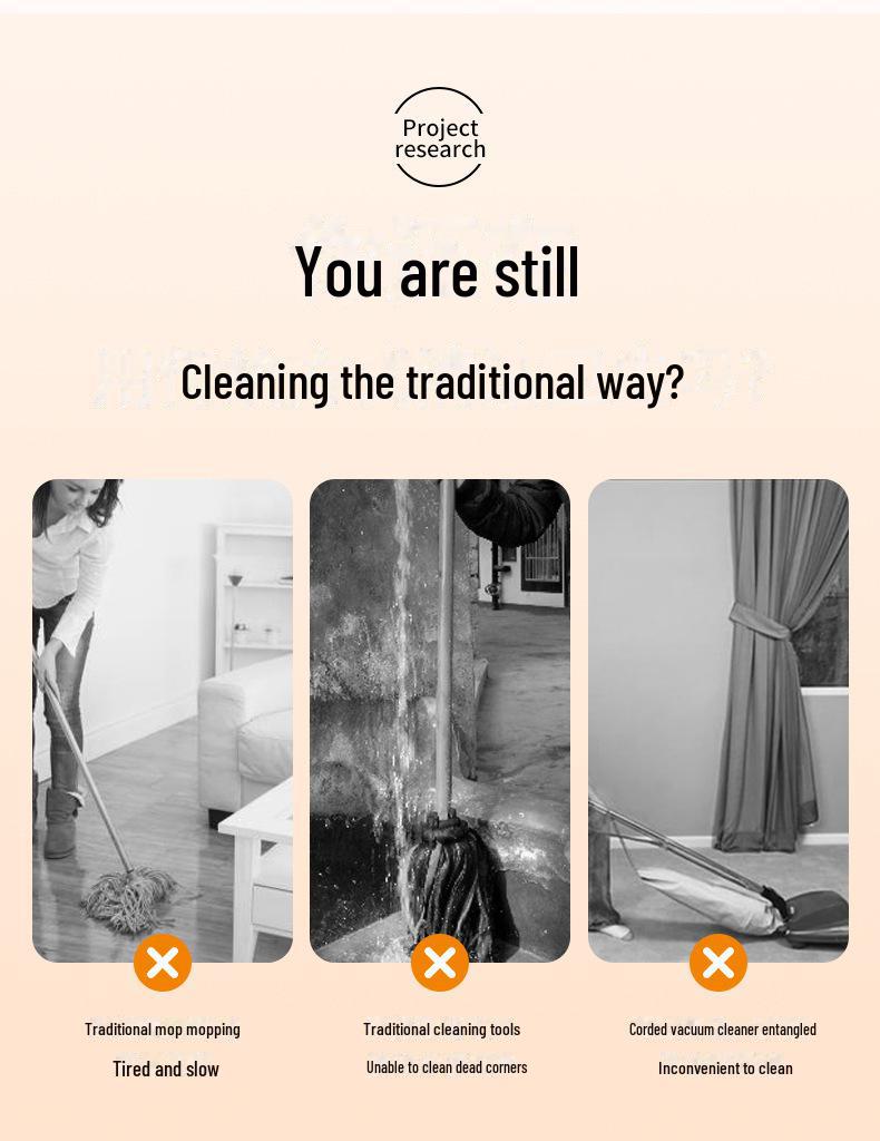 Yangzi Handheld Wireless Vacuum Cleaner - Portable, High Suction Dust Remover